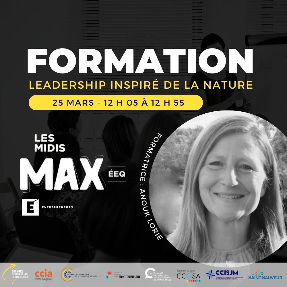Les Midis Max - ÉEQ « Leadership inspiré de la nature »