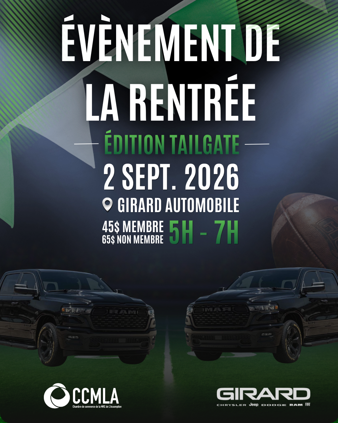 Photo Événement de la rentrée 2026-2027 - Édition Tailgate